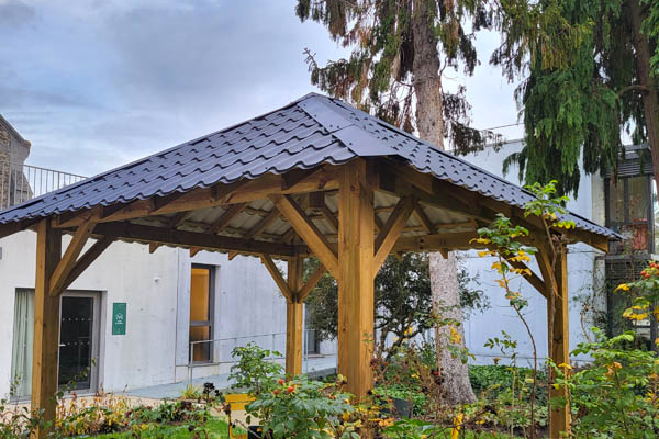 La pergola du jardin de la Maison de Nicodème s&rsquo;est refait une beauté !